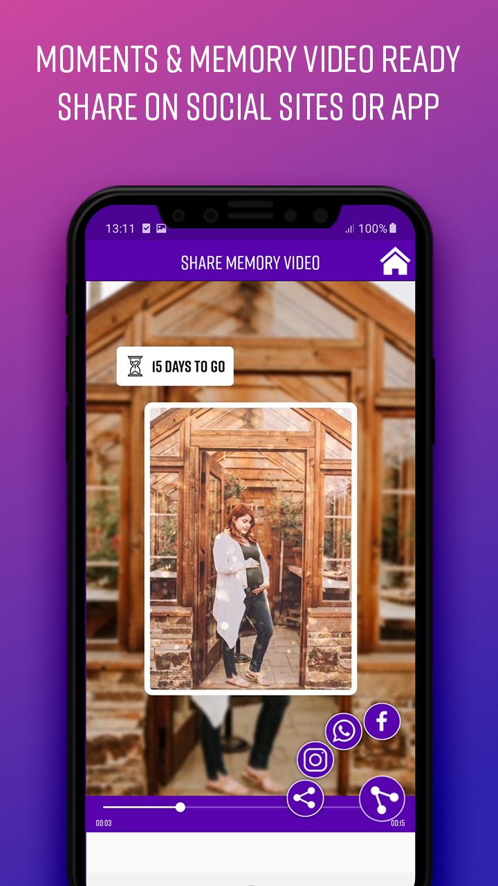 اسکرین شات 8 برنامه Memories Photo Video Maker