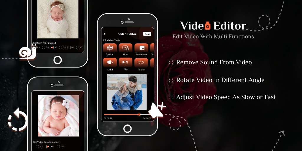 اسکرین شات 4 برنامه Unlimited Video Merger Joiner