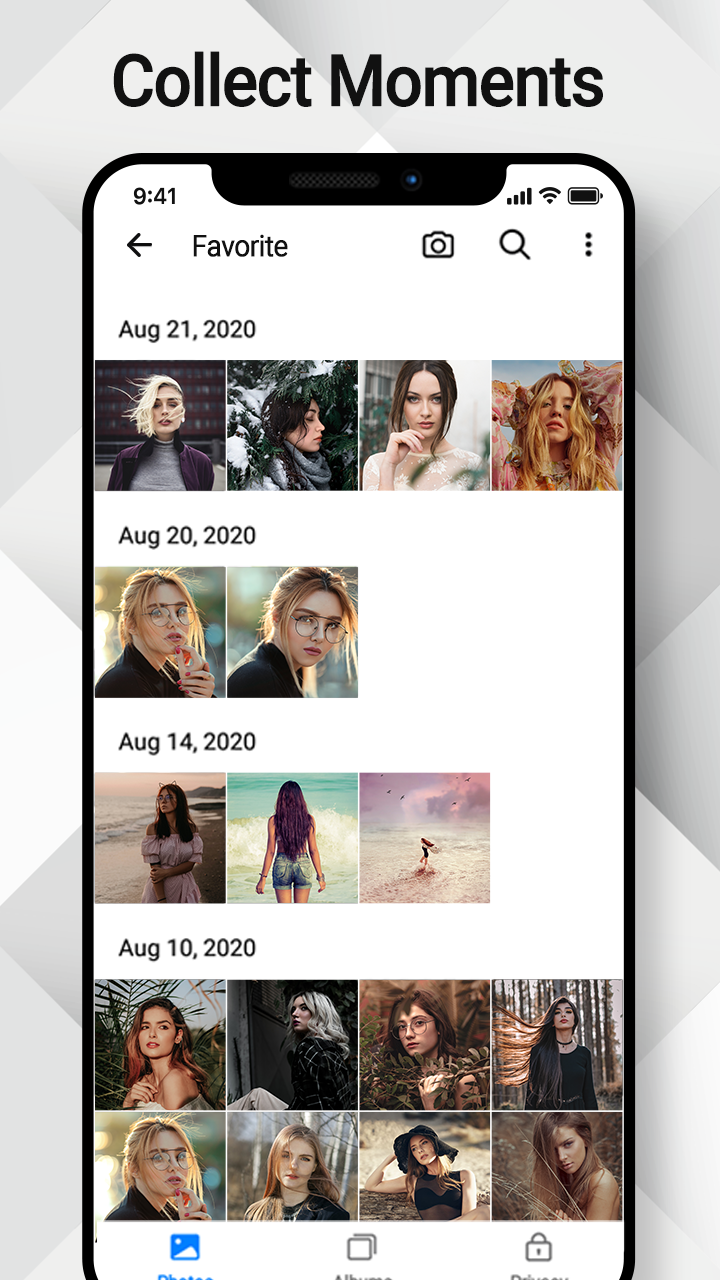 اسکرین شات 4 برنامه Gallery- Photo Album & Gallery