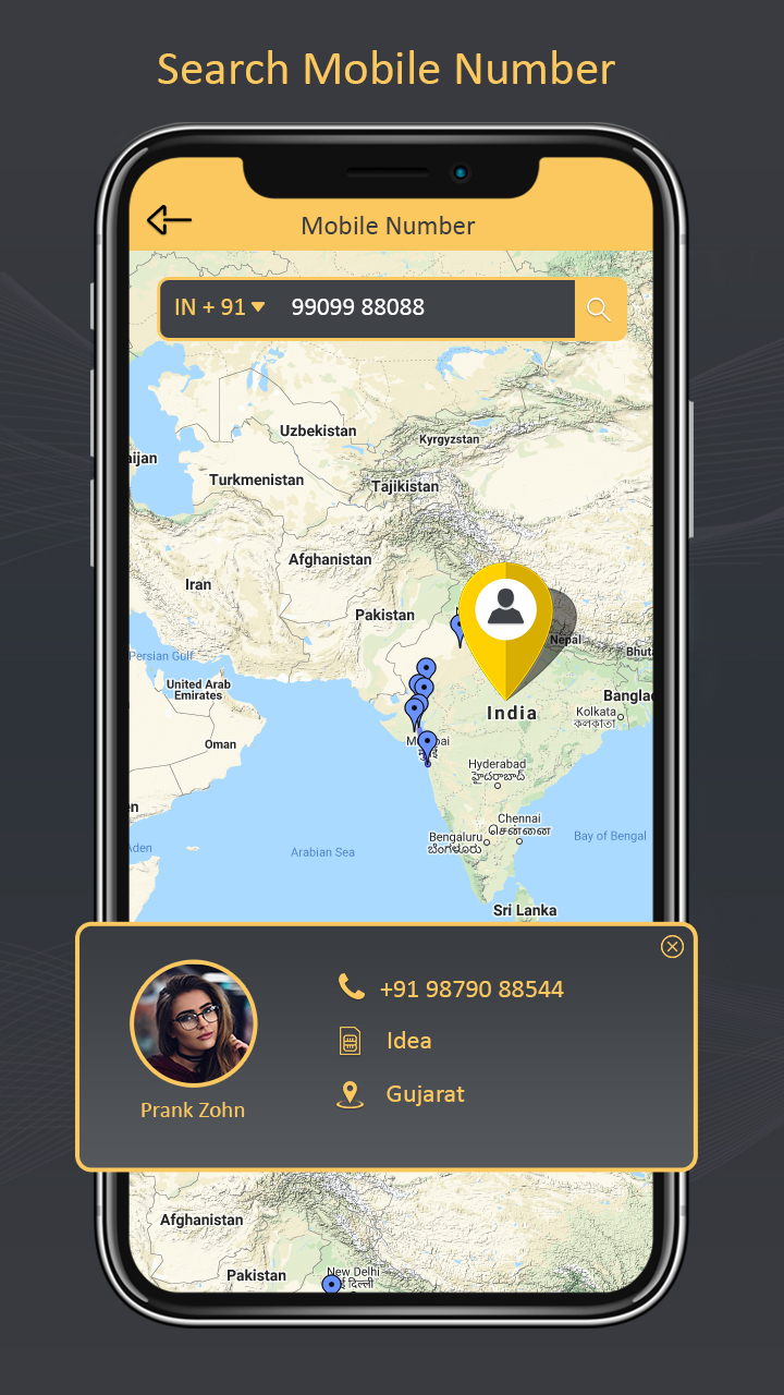 اسکرین شات 4 برنامه Caller ID Name And Location