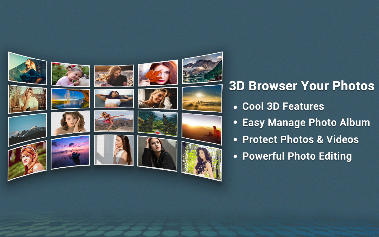 اسکرین شات 1 برنامه Photo Gallery 3D & HD