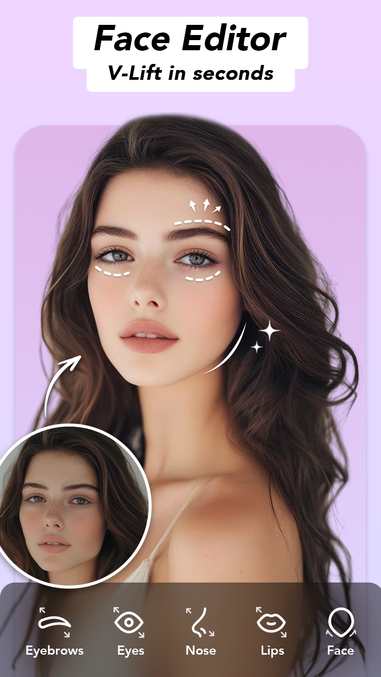 اسکرین شات 1 برنامه AI Photo Editor - AIFoto