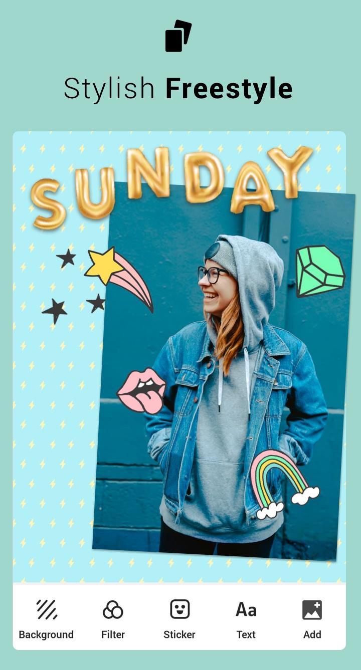 اسکرین شات 3 برنامه Collage Maker - Photo Editor