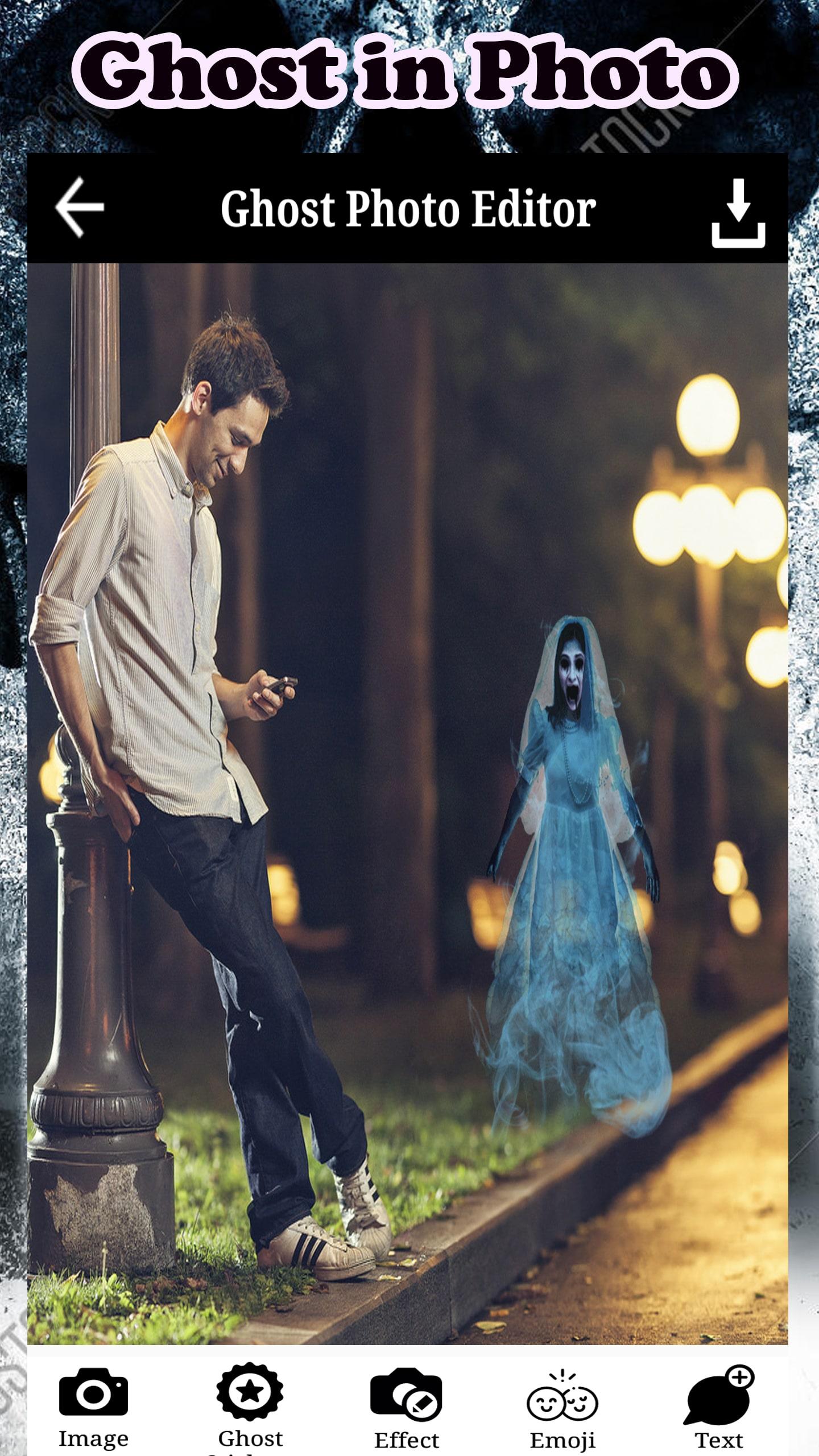 اسکرین شات 7 برنامه Ghost Photo Editor: Scary
