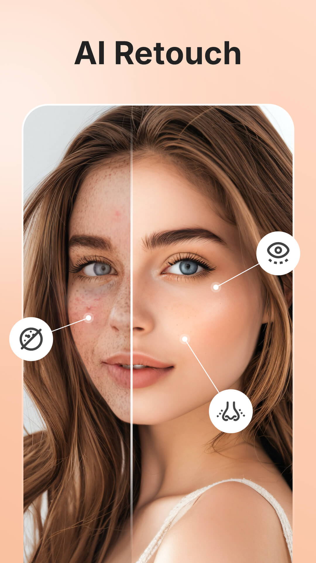 اسکرین شات 2 برنامه UFace: AI Face & Photo Editor