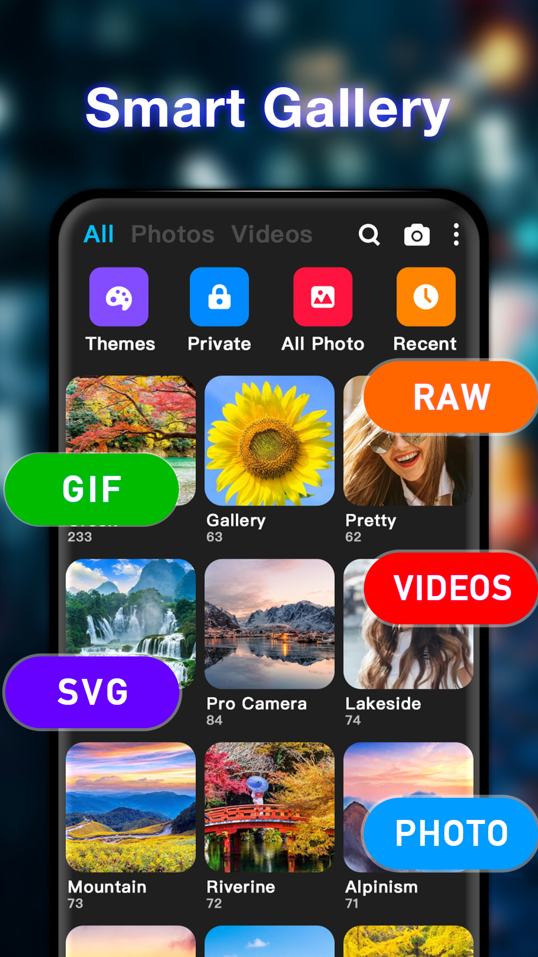 اسکرین شات 4 برنامه Gallery - Photo Gallery App