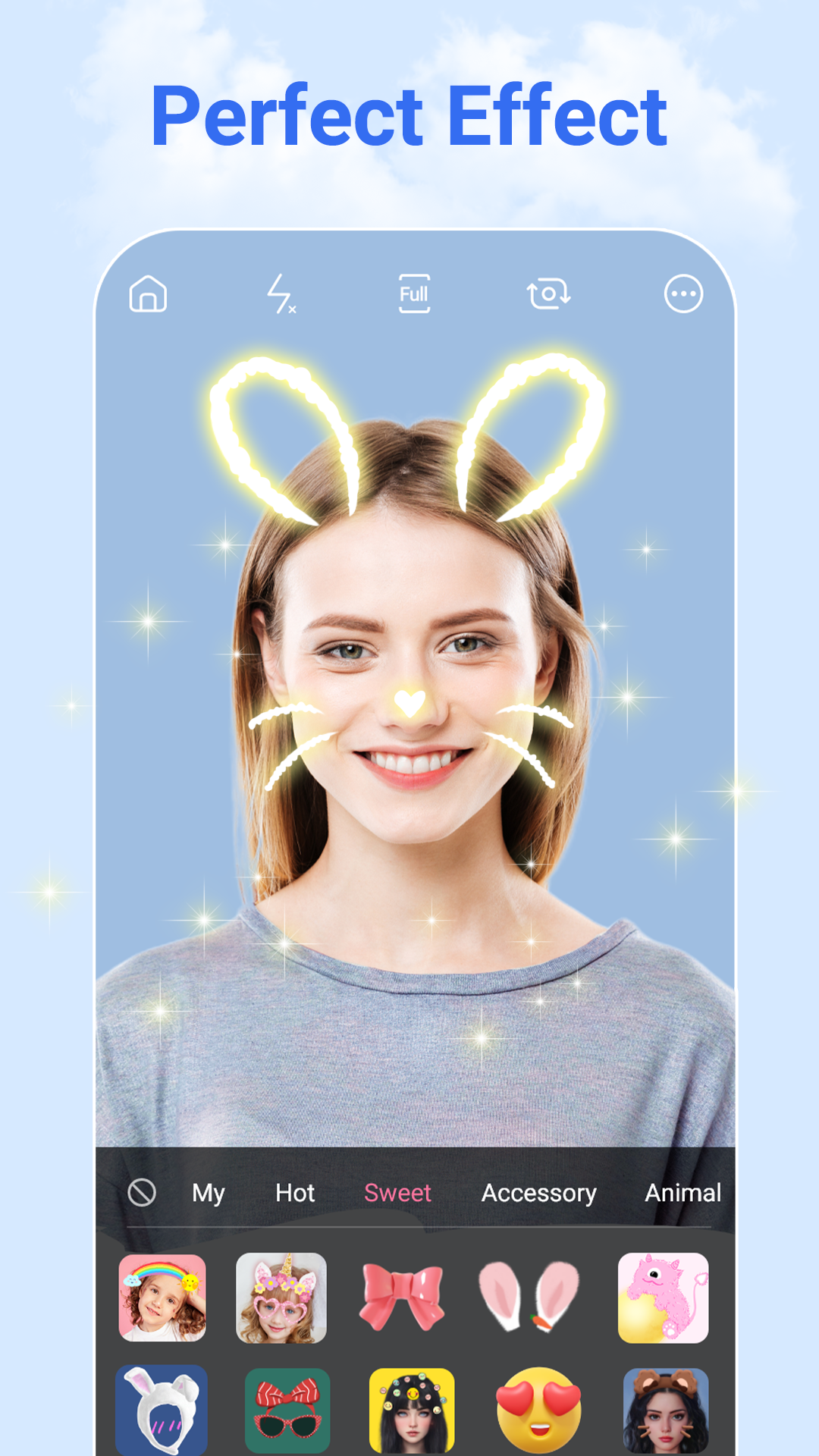 اسکرین شات 6 برنامه Beauty Camera - Selfie Camera