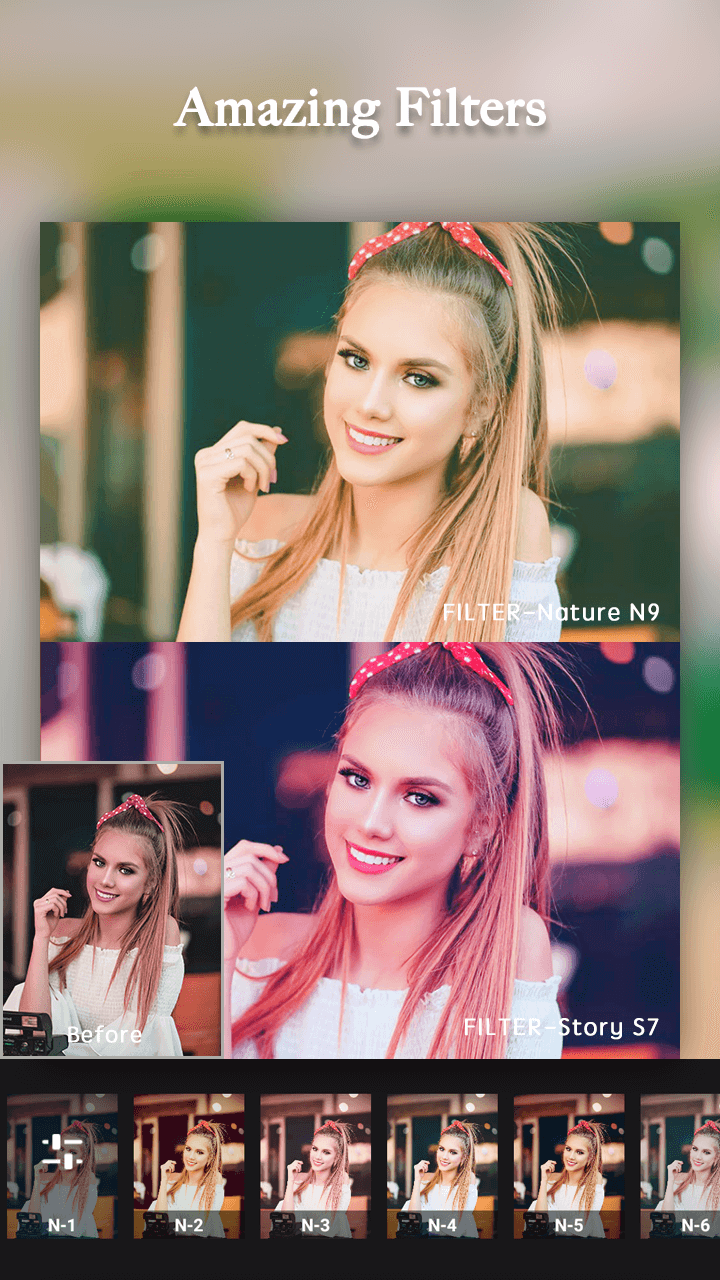 اسکرین شات 4 برنامه Square Fit-Blur Photo Editor