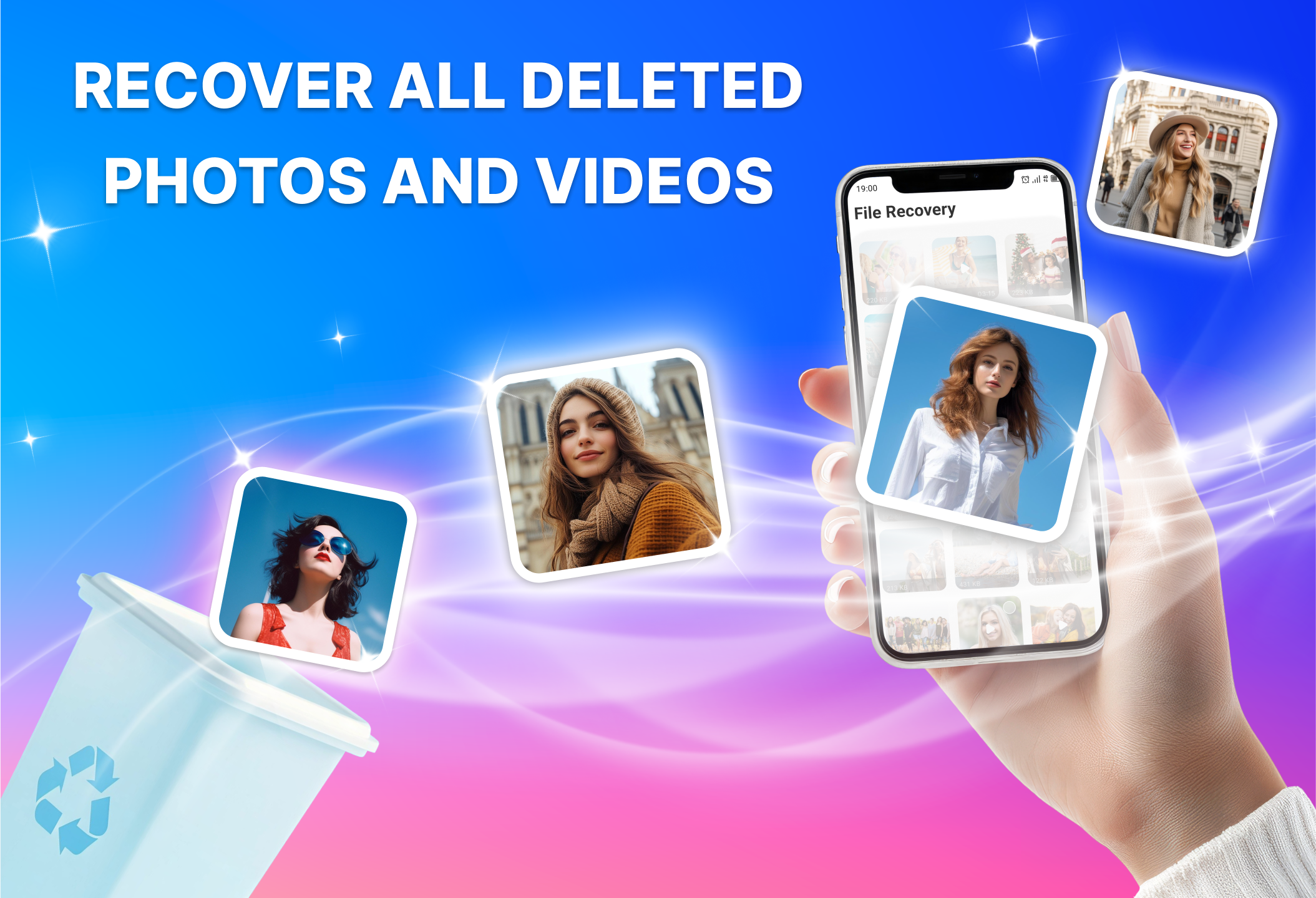اسکرین شات 1 برنامه Photo Recovery, All Restore