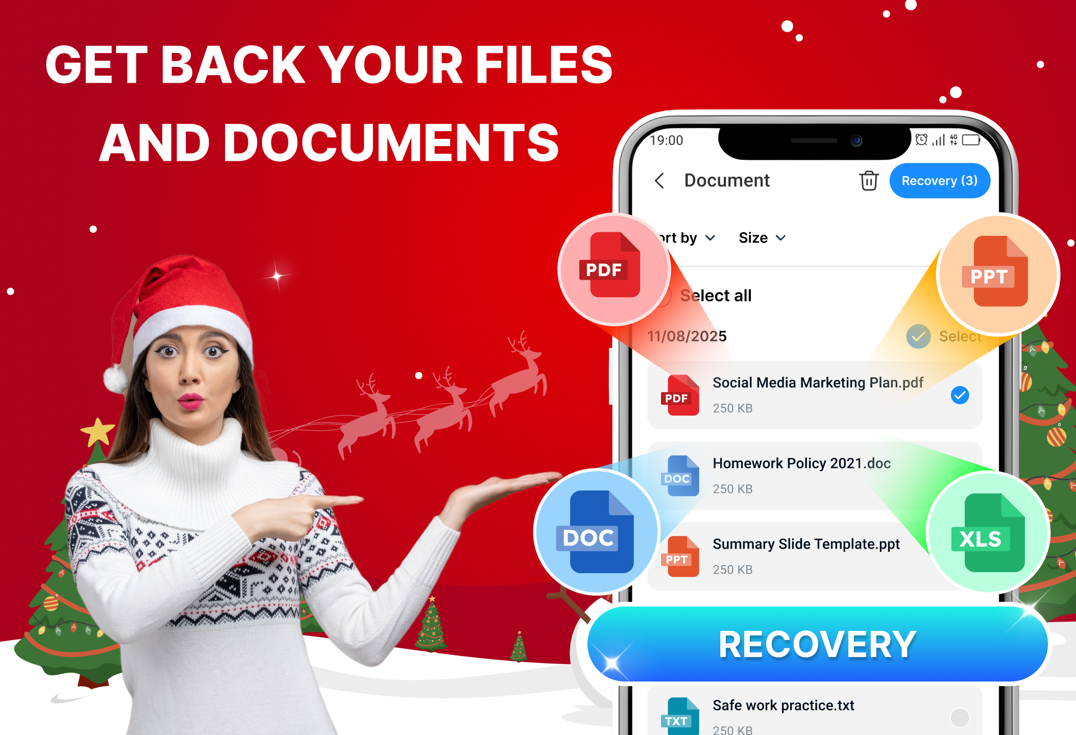 اسکرین شات 2 برنامه Photo Recovery, All Restore