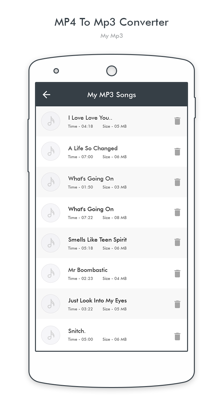 اسکرین شات 6 برنامه MP4 to MP3 Converter