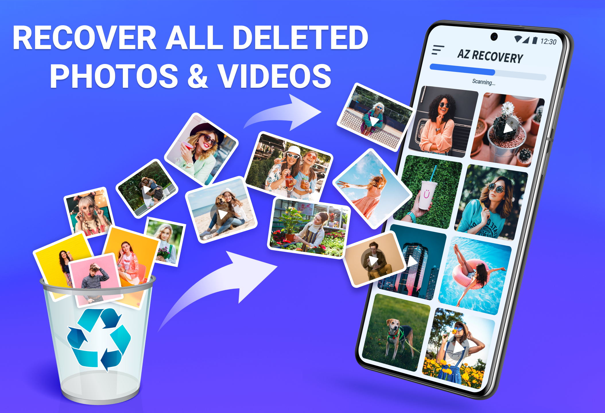 اسکرین شات 1 برنامه Photo Recovery, File Recovery