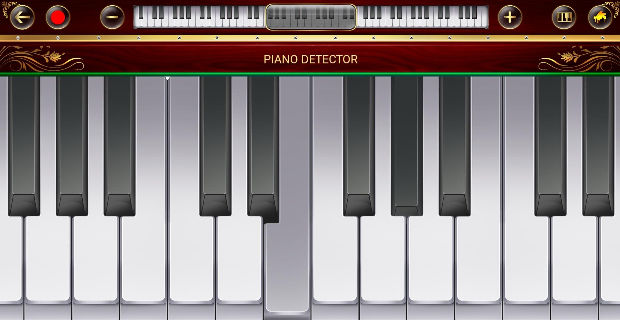 اسکرین شات 2 بازی Piano Detector: Virtual Piano