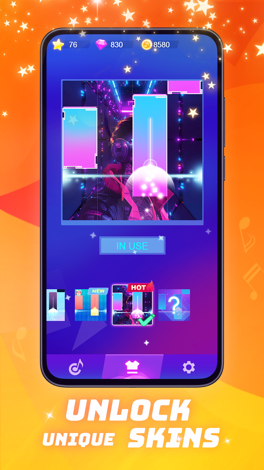 اسکرین شات 4 بازی Piano Beat: Rhythm Stars