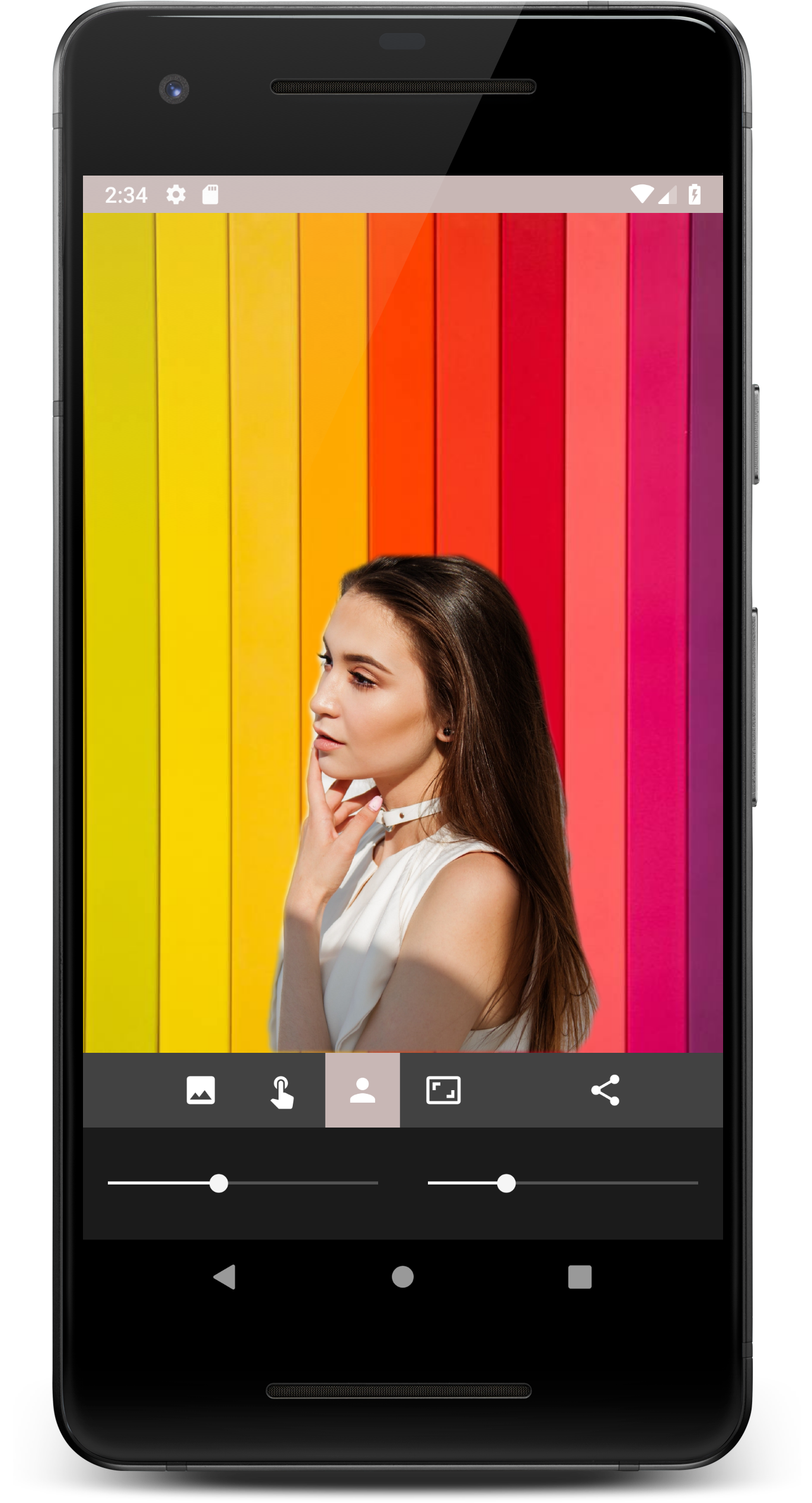 اسکرین شات 1 برنامه Automatic Background Changer