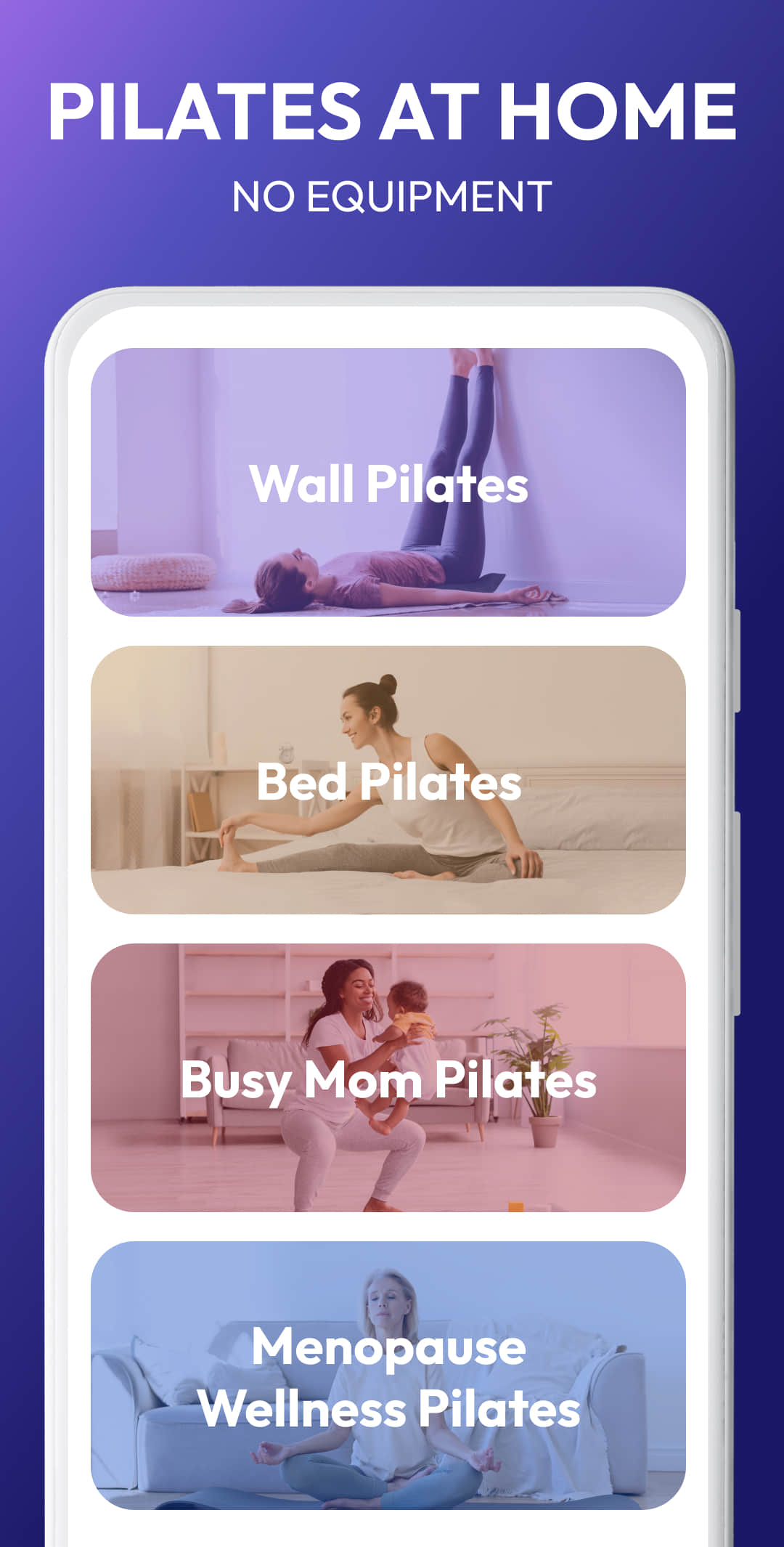 اسکرین شات 1 برنامه Pilates Workout at Home