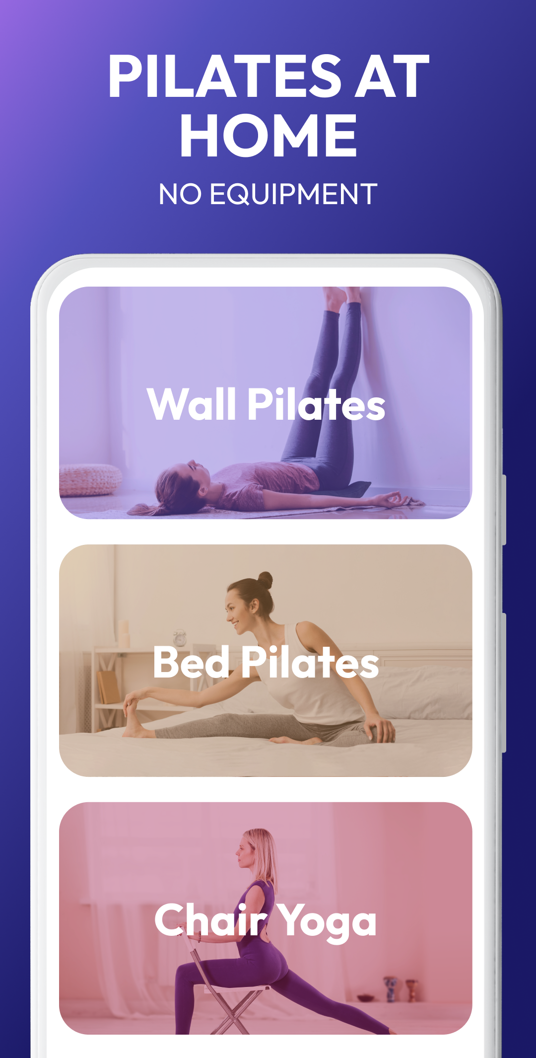 اسکرین شات 1 برنامه Pilates Workout at Home