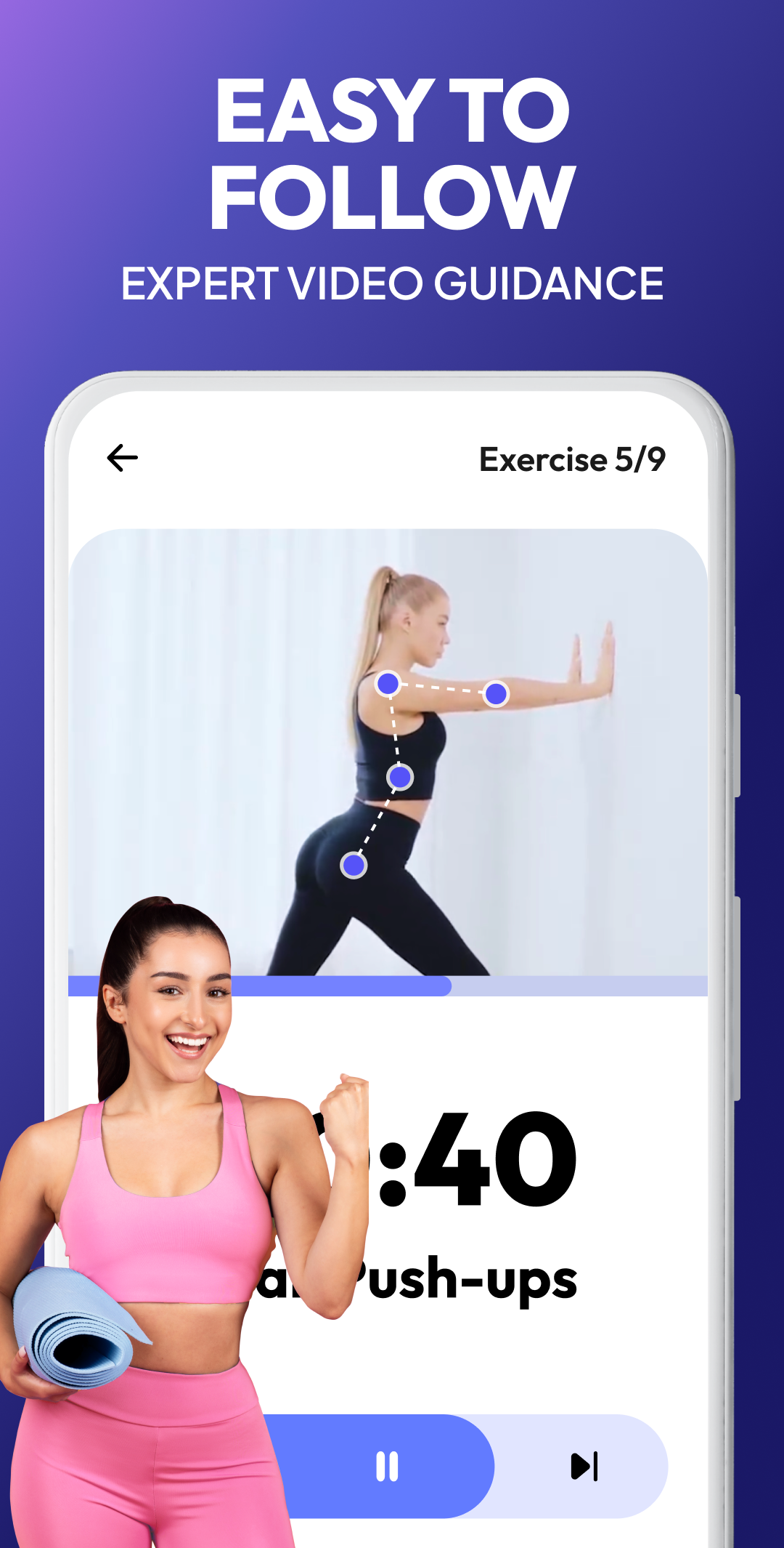 اسکرین شات 6 برنامه Pilates Workout at Home