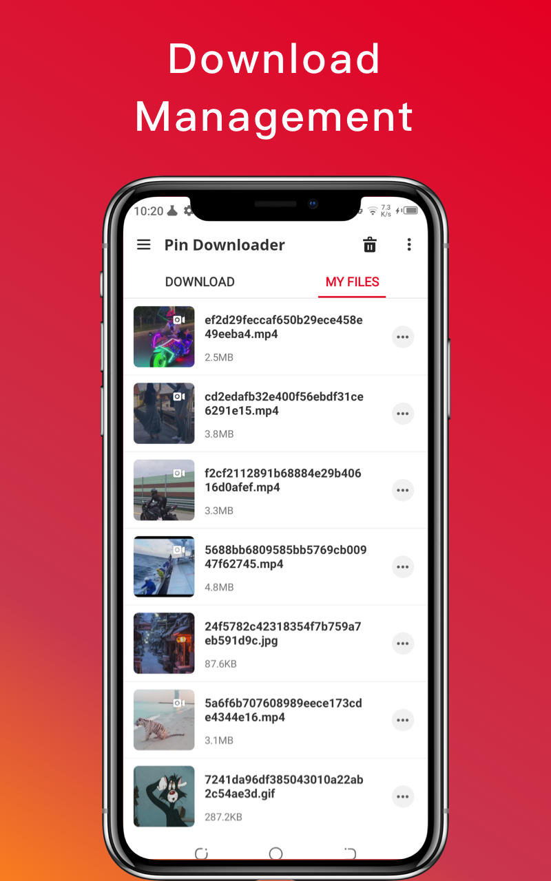 اسکرین شات 3 برنامه Video Downloader for Pinterest