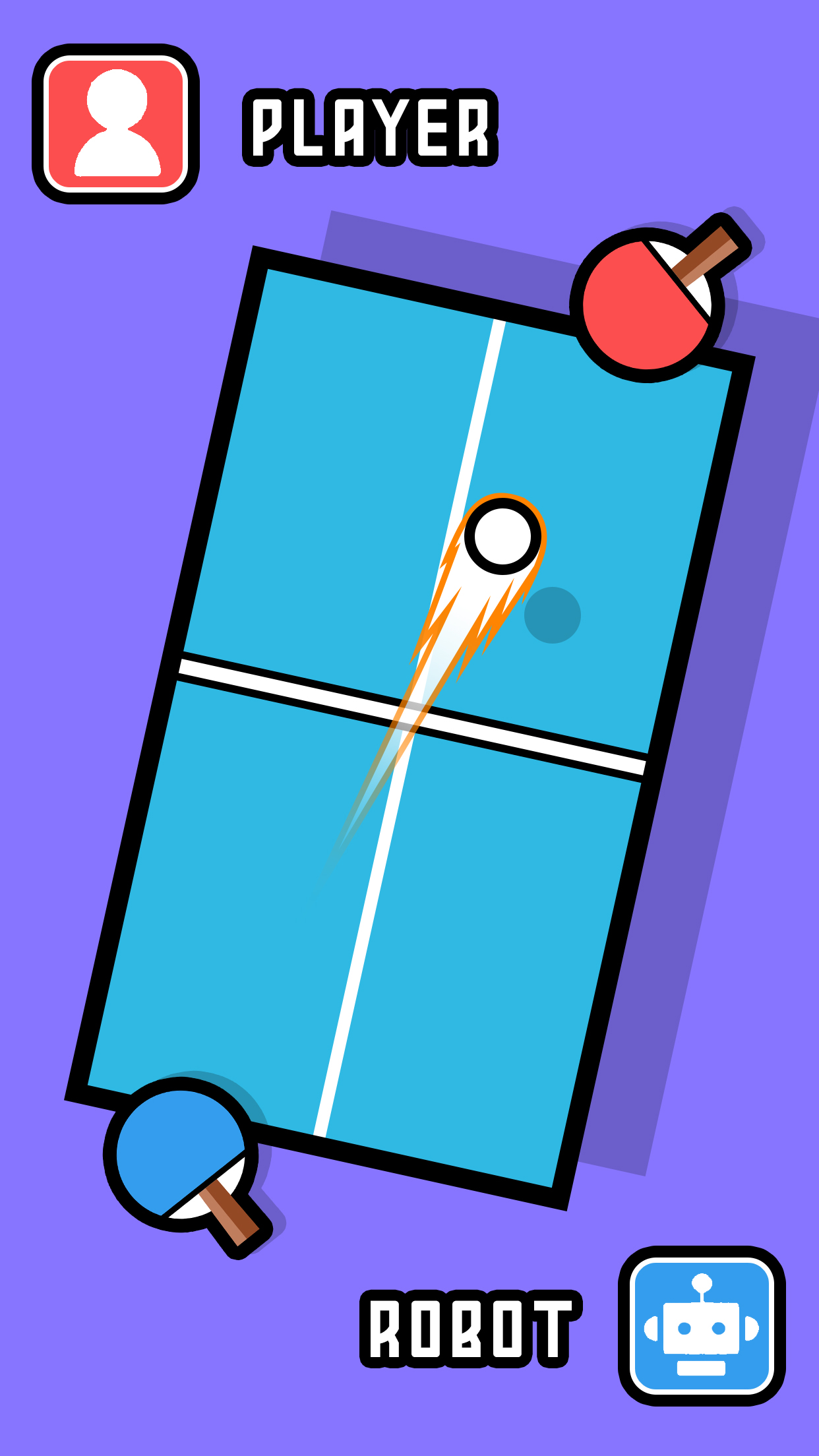 اسکرین شات 2 بازی Table Tennis: Ping Pong Hit