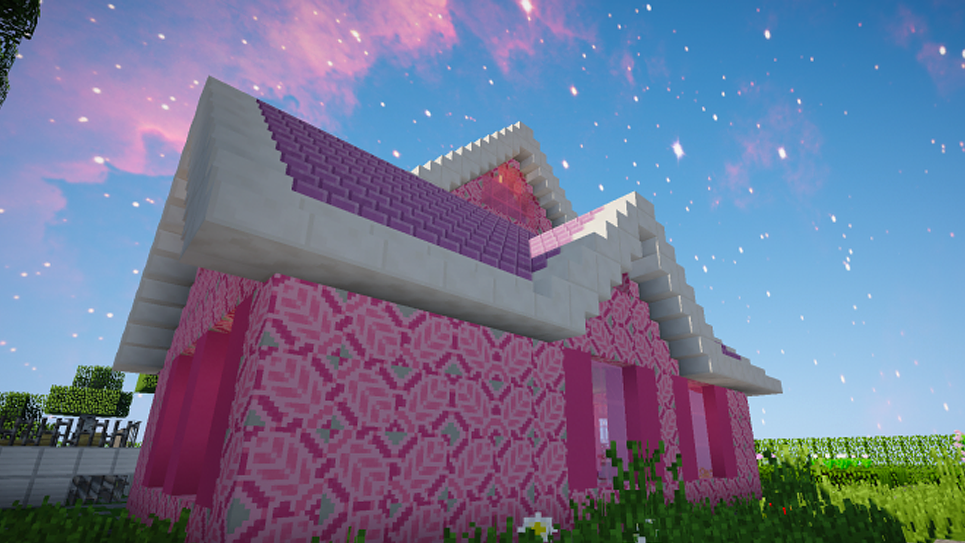 اسکرین شات 1 برنامه Pink doll house for MCPE