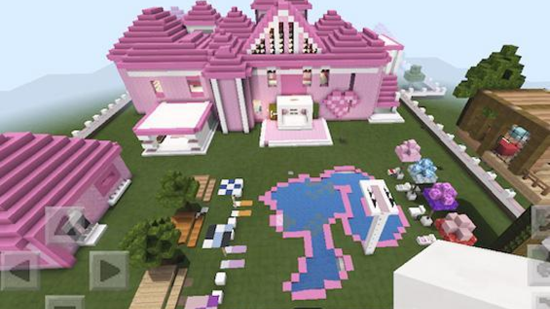 اسکرین شات 4 برنامه Pink houses for minecraft