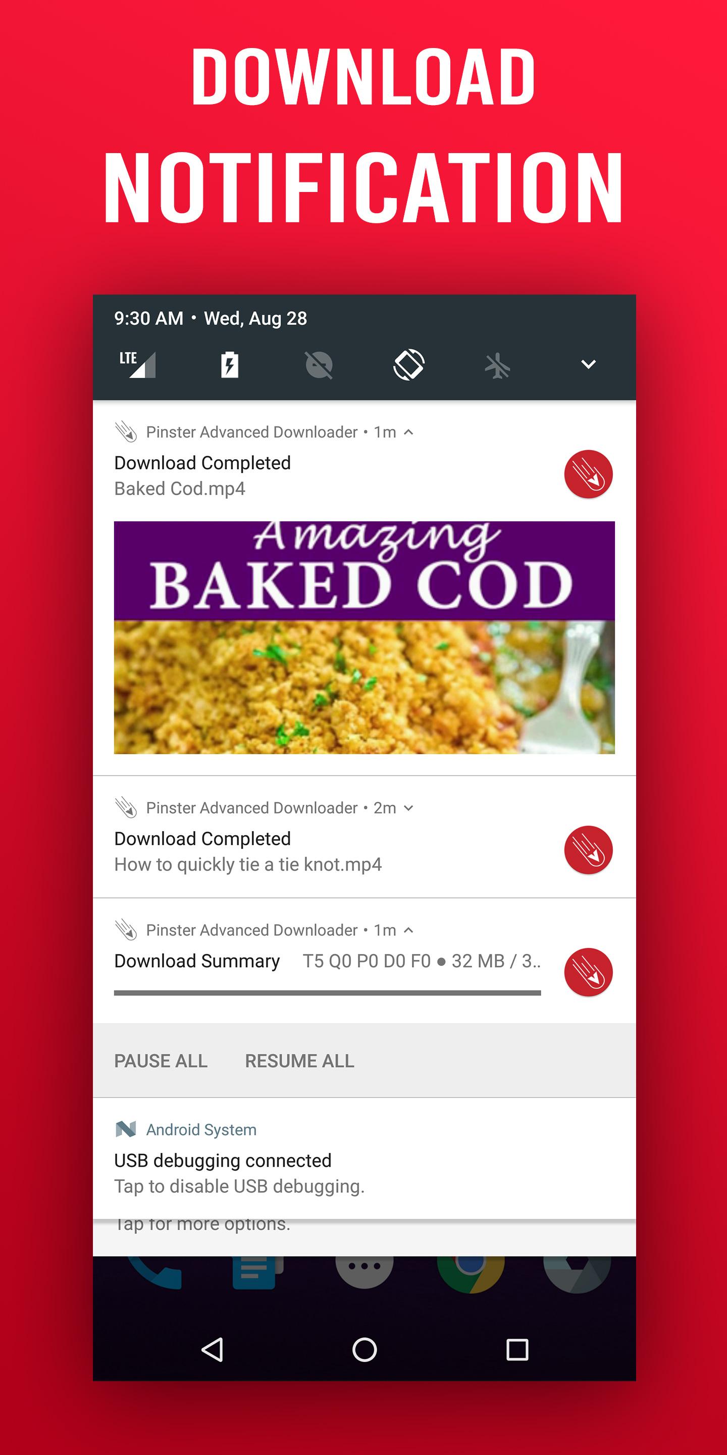 اسکرین شات 8 برنامه Video Downloader for Pinterest