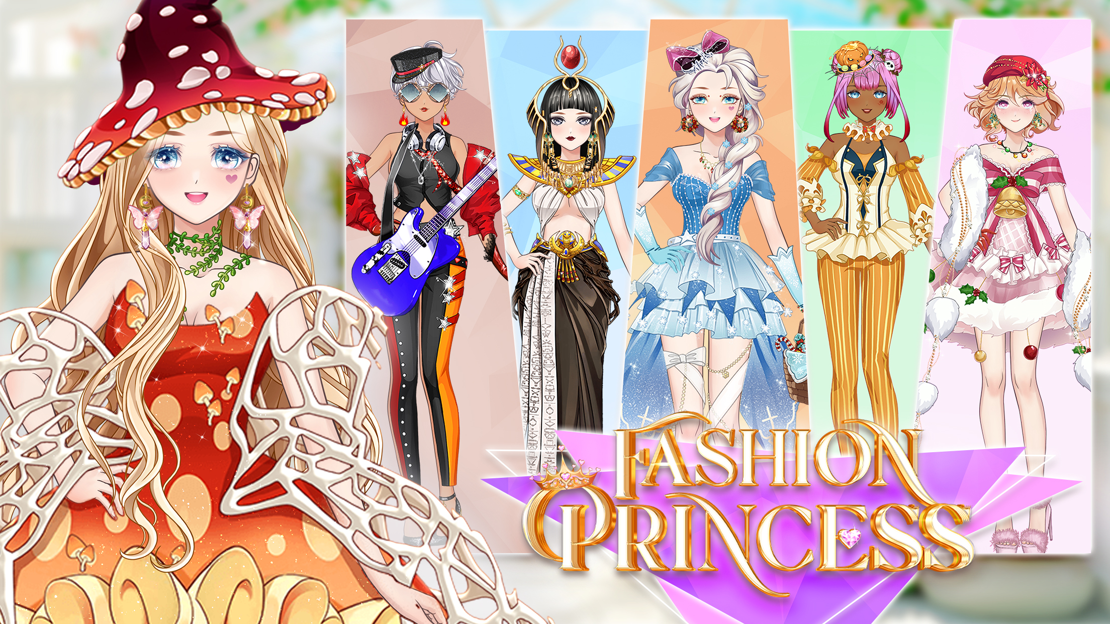 اسکرین شات 6 بازی Fashion Princess Dress Up Game