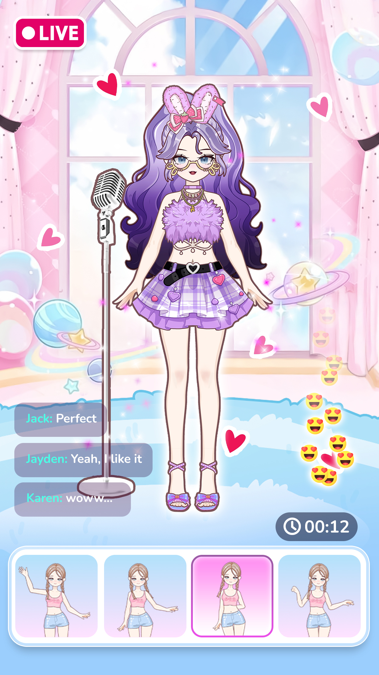 اسکرین شات 7 بازی Star Idol: Anime Doll Dress Up