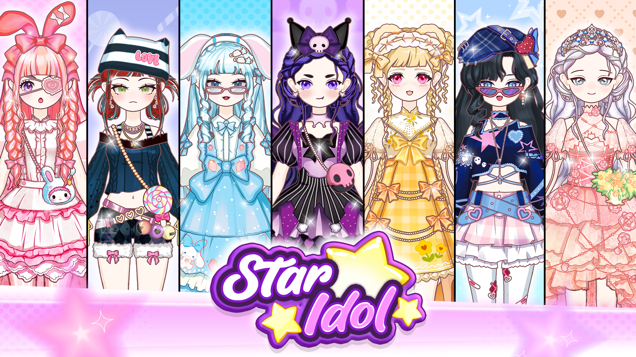 اسکرین شات 1 بازی Star Idol: Anime Doll Dress Up