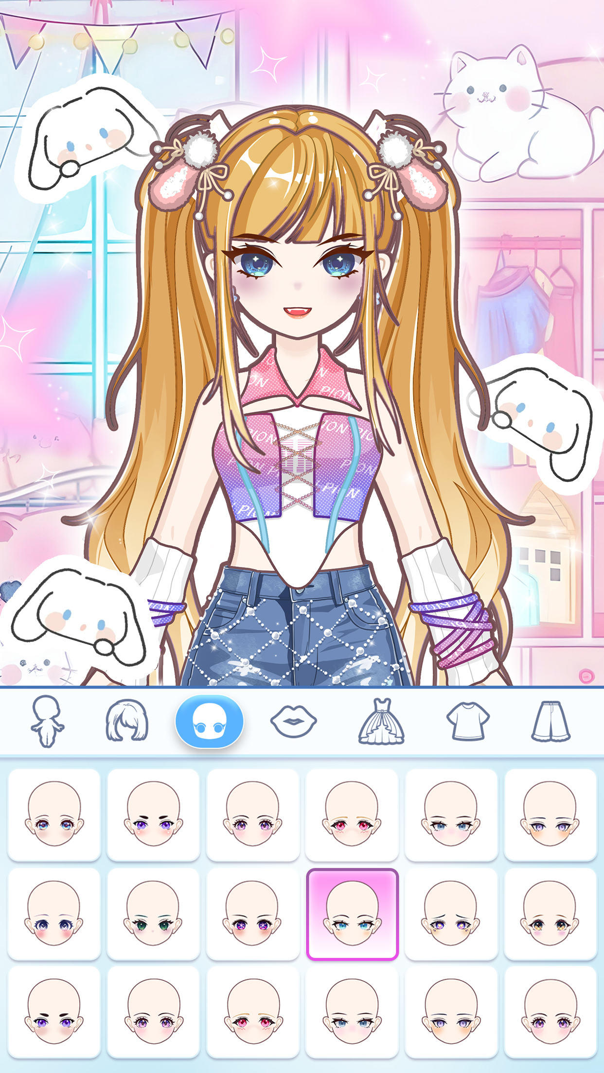 اسکرین شات 6 بازی Star Idol: Anime Doll Dress Up