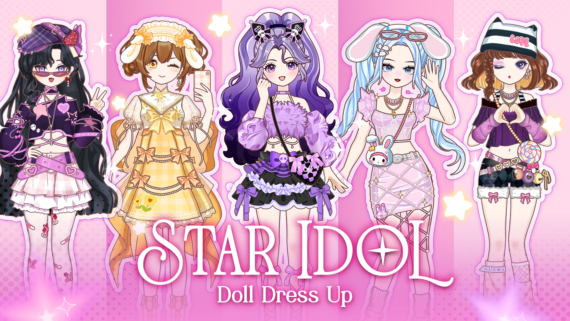 اسکرین شات 2 بازی Star Idol: Anime Doll Dress Up