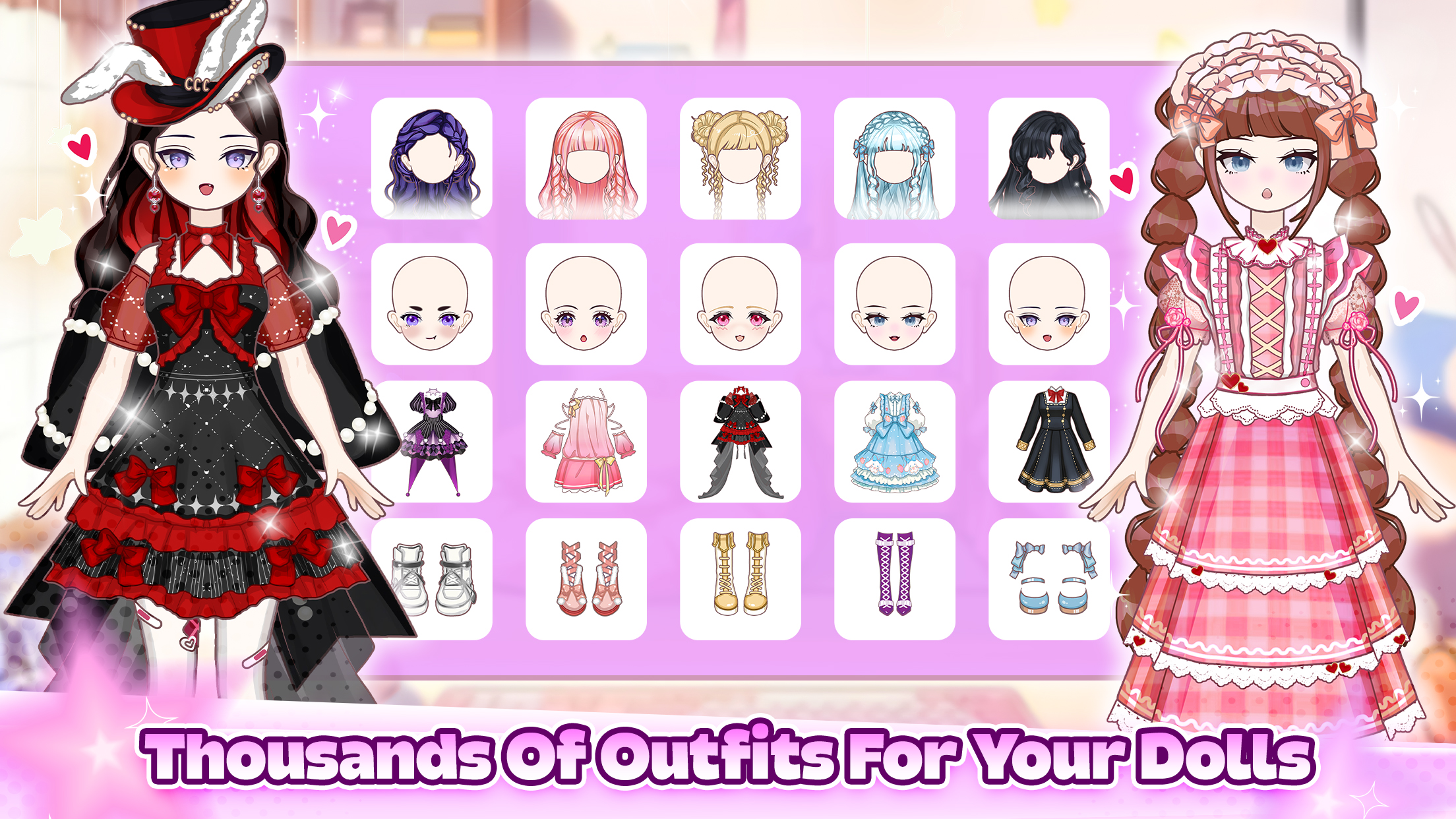 اسکرین شات 3 بازی Star Idol: Anime Doll Dress Up