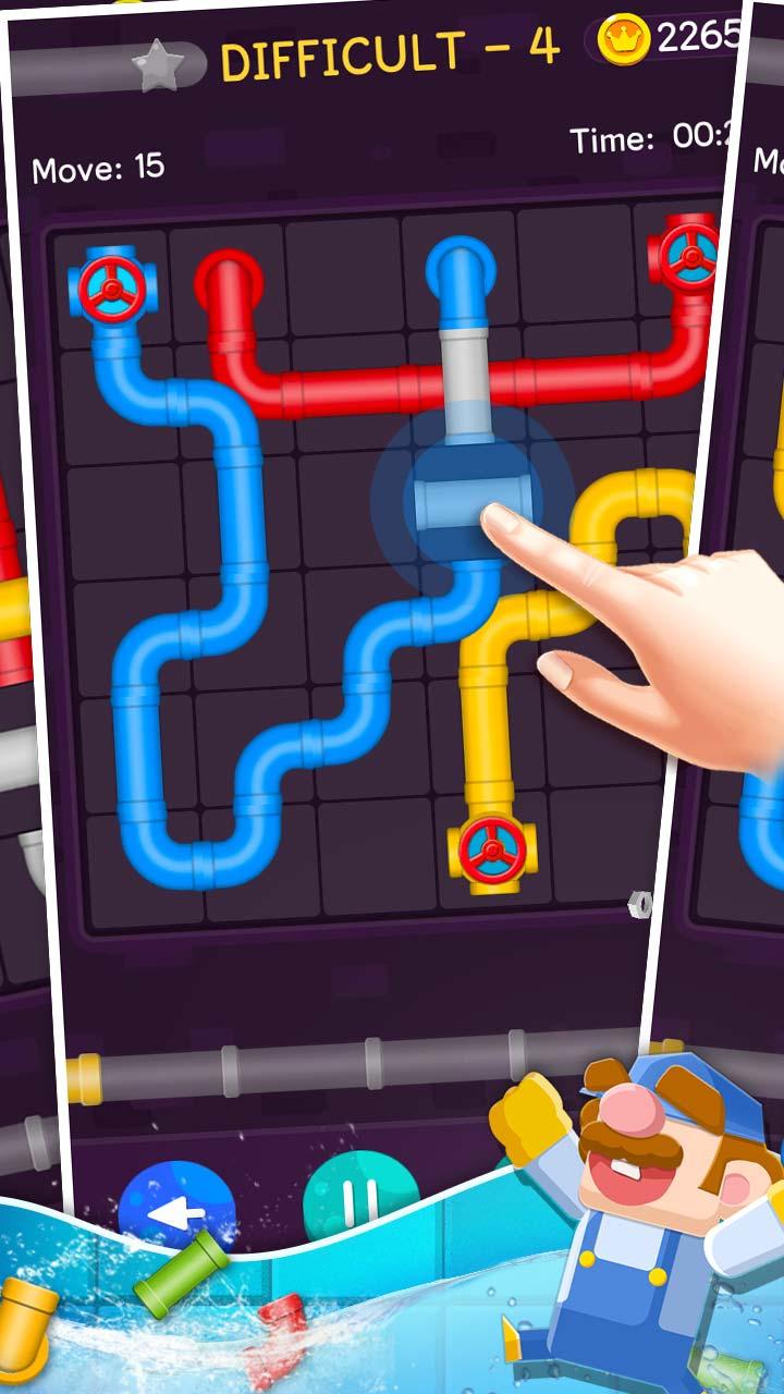 اسکرین شات 3 بازی Pipe Lines Puzzle