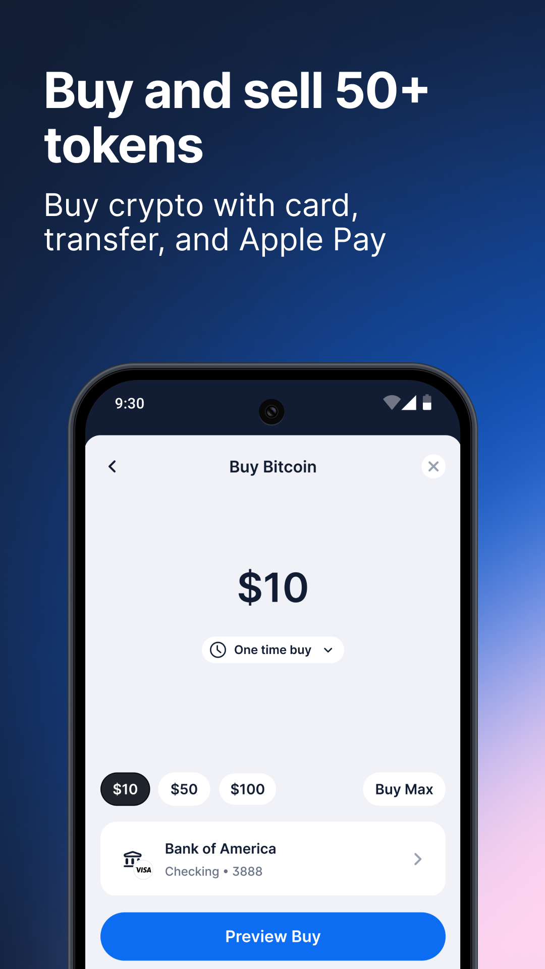 اسکرین شات 2 برنامه Blockchain.com: Buy BTC, SOL