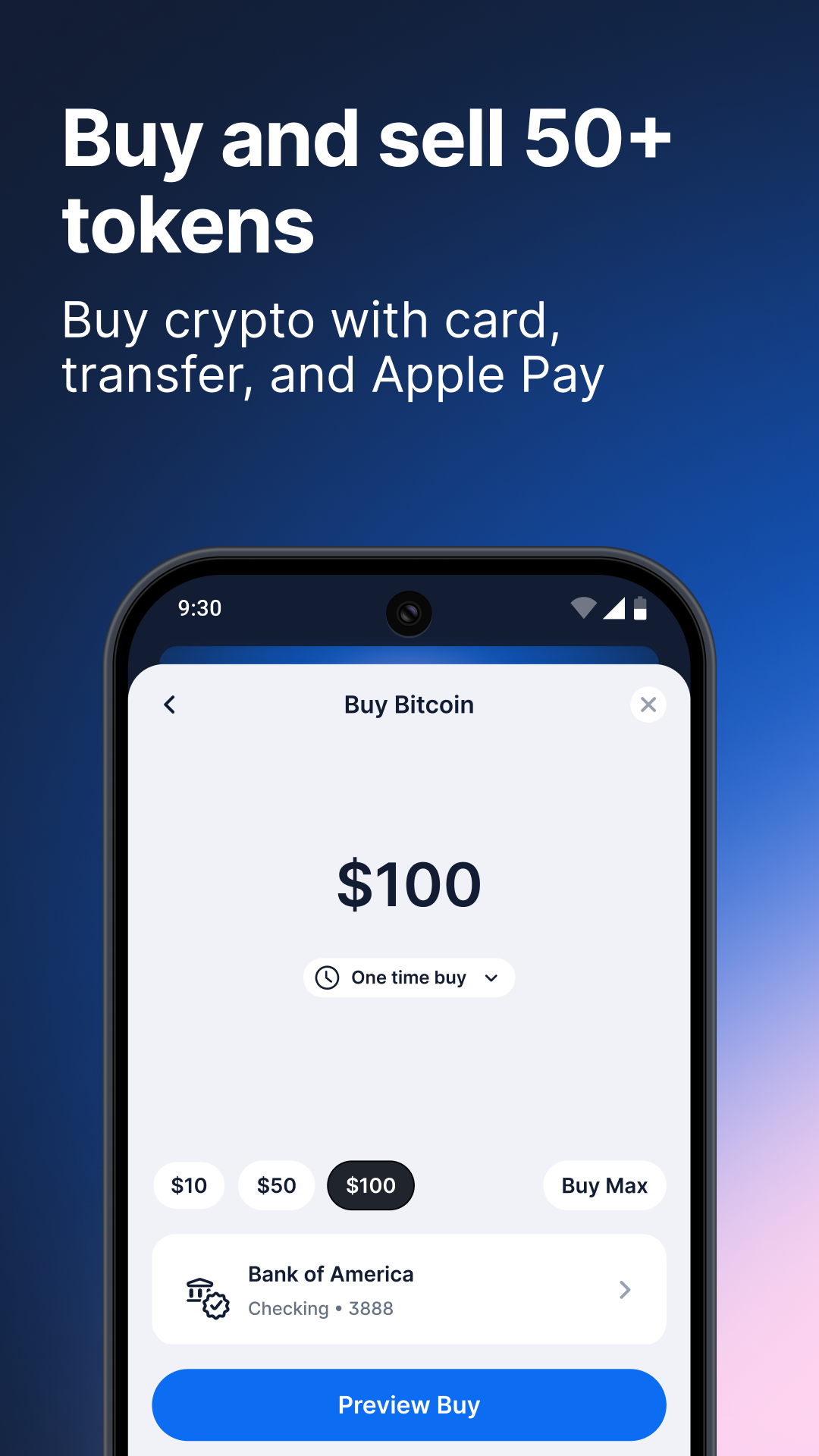 اسکرین شات 2 برنامه Blockchain.com: Buy BTC, SOL