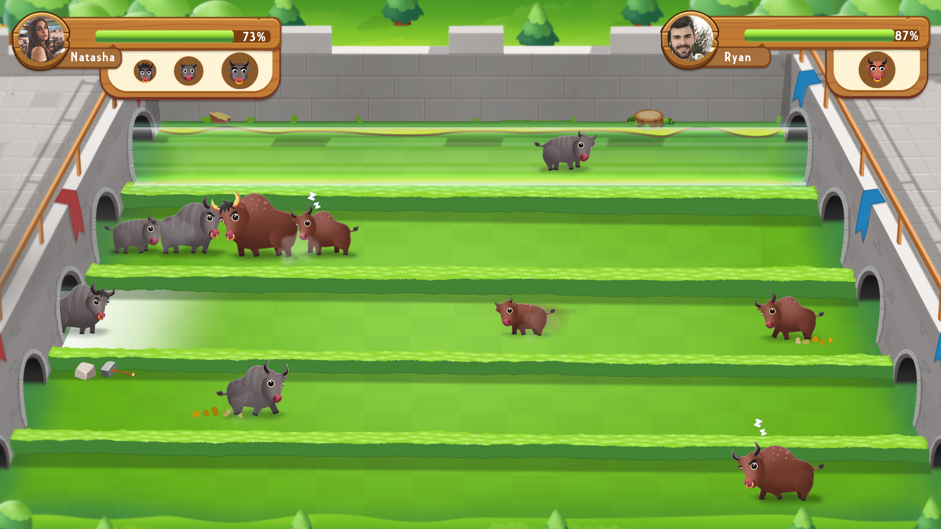 اسکرین شات 1 بازی Bull Fight- Battle Game