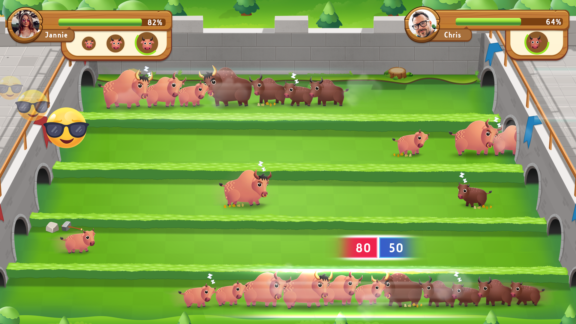 اسکرین شات 4 بازی Bull Fight- Battle Game