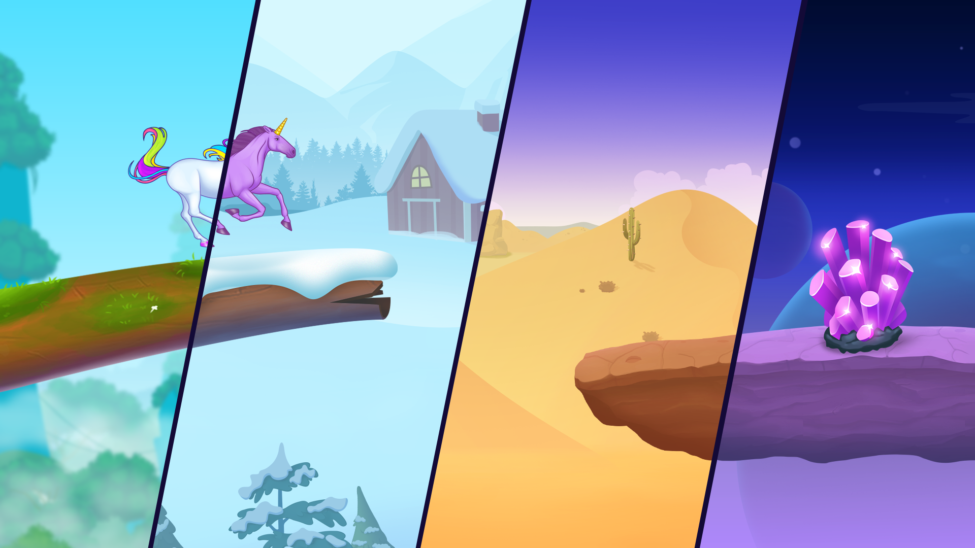 اسکرین شات 7 بازی Robot Unicorn Dash - Attack