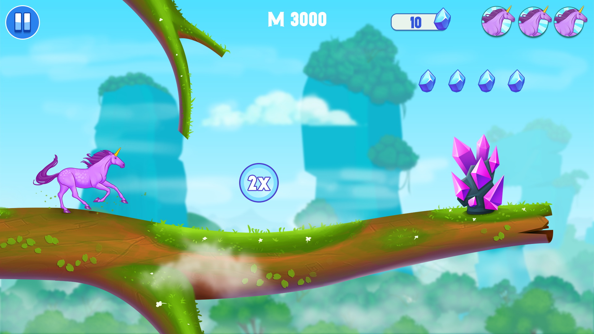 اسکرین شات 2 بازی Robot Unicorn Dash - Attack