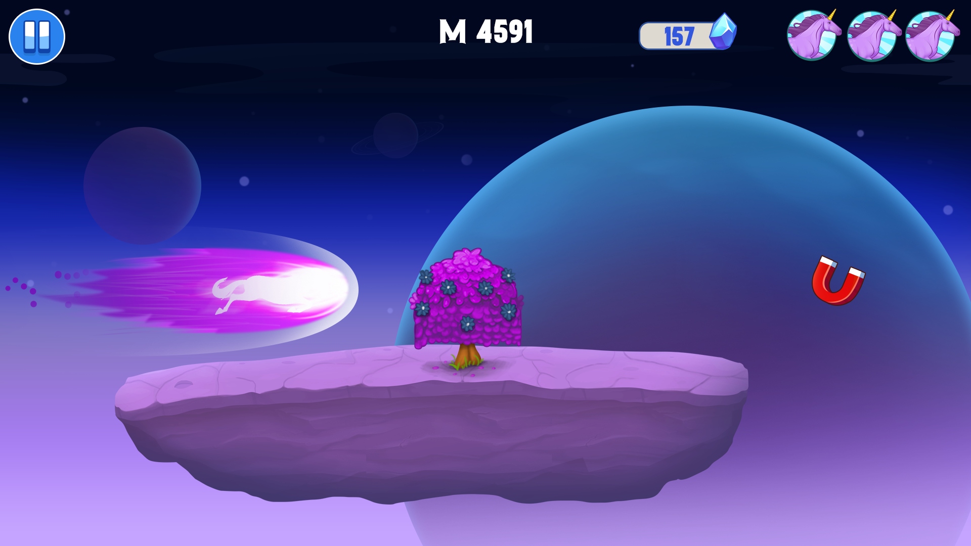 اسکرین شات 3 بازی Robot Unicorn Dash - Attack