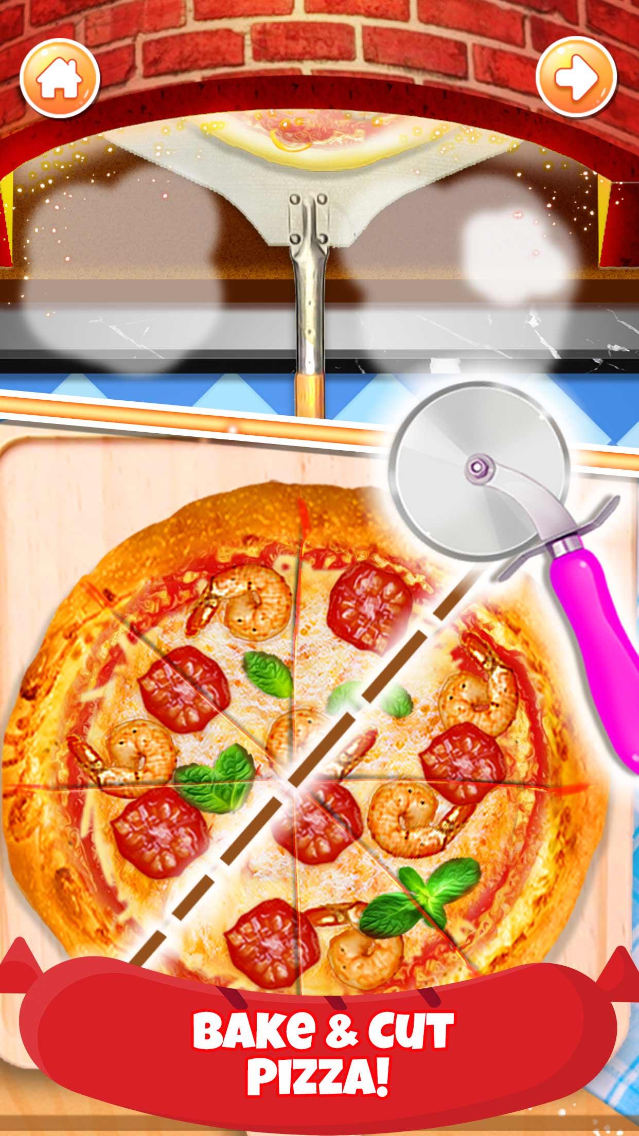 اسکرین شات 1 بازی Pizza Chef: Food Cooking Games