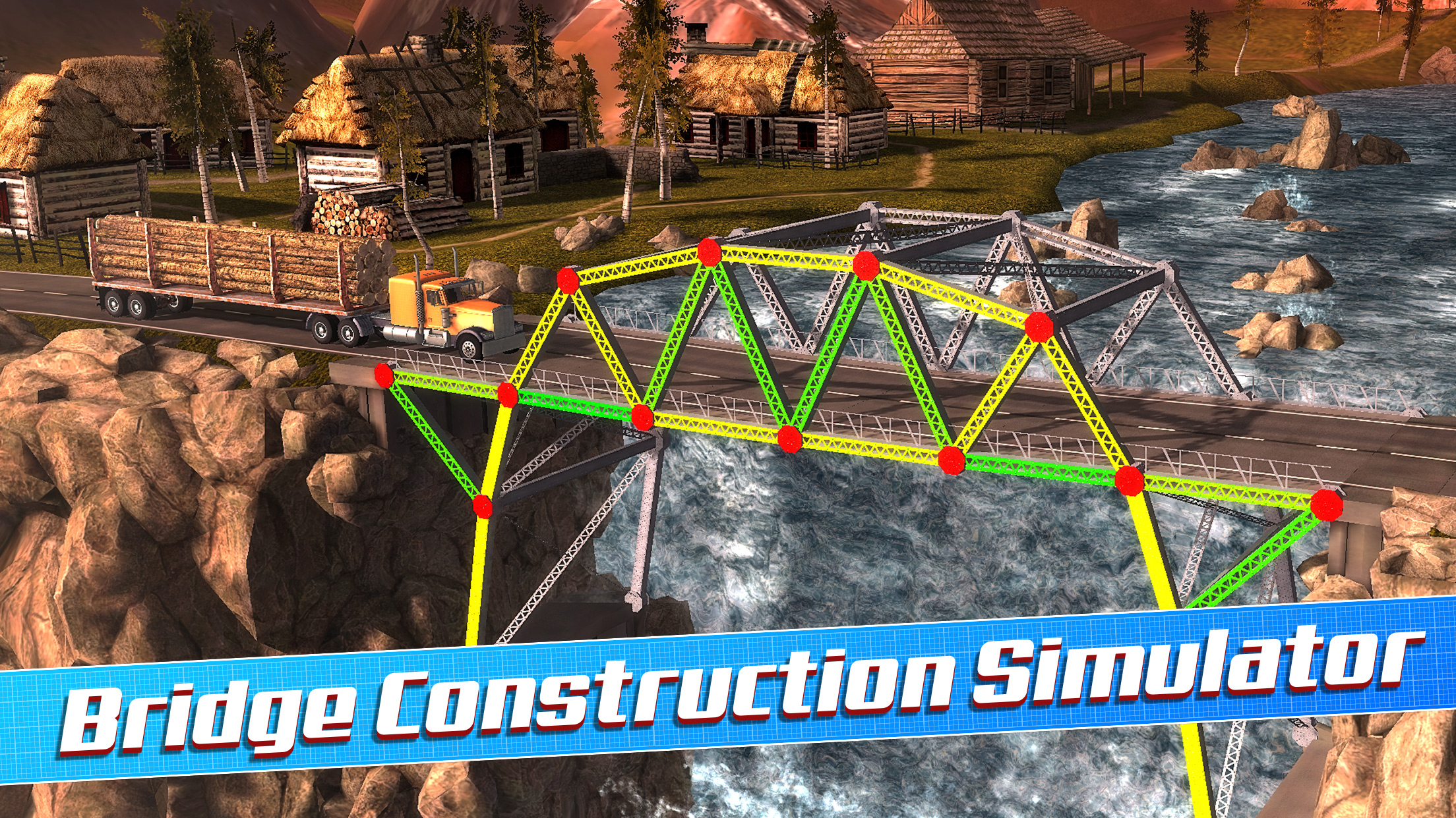 اسکرین شات 1 بازی Bridge Construction Simulator