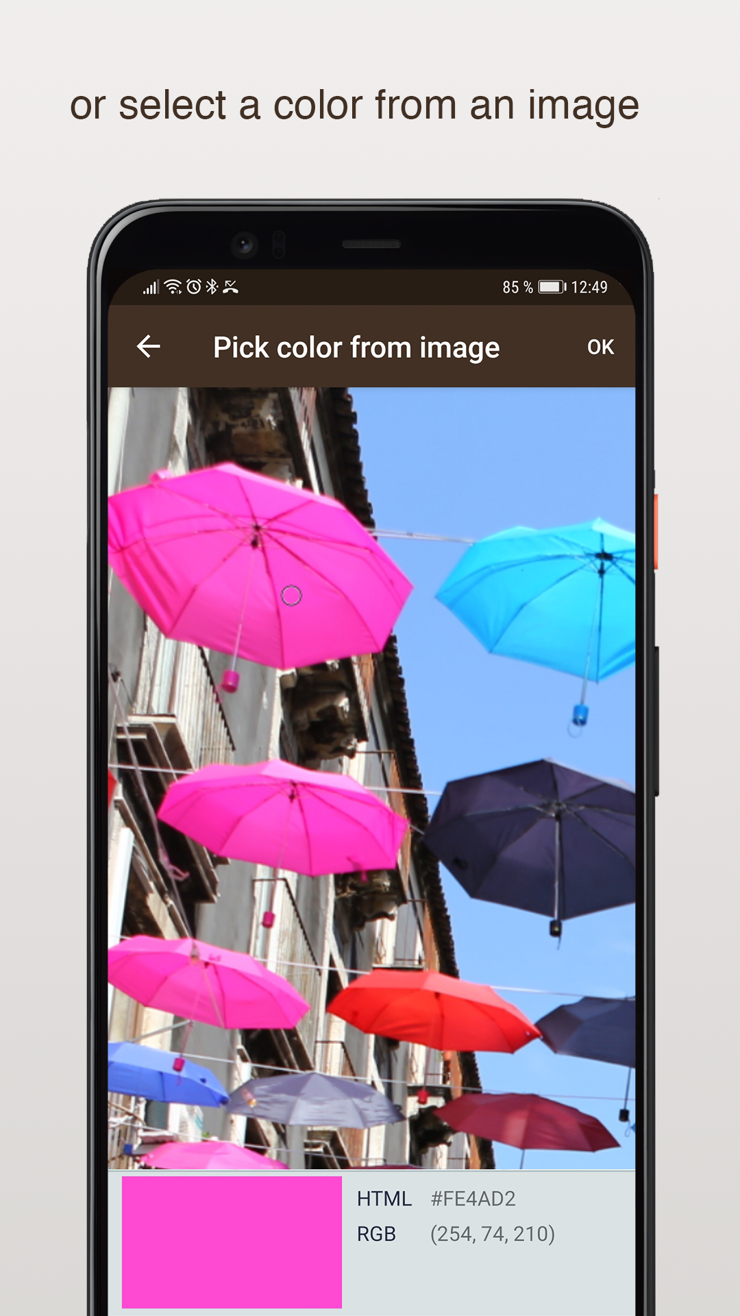 اسکرین شات 5 برنامه Real Color Mixer
