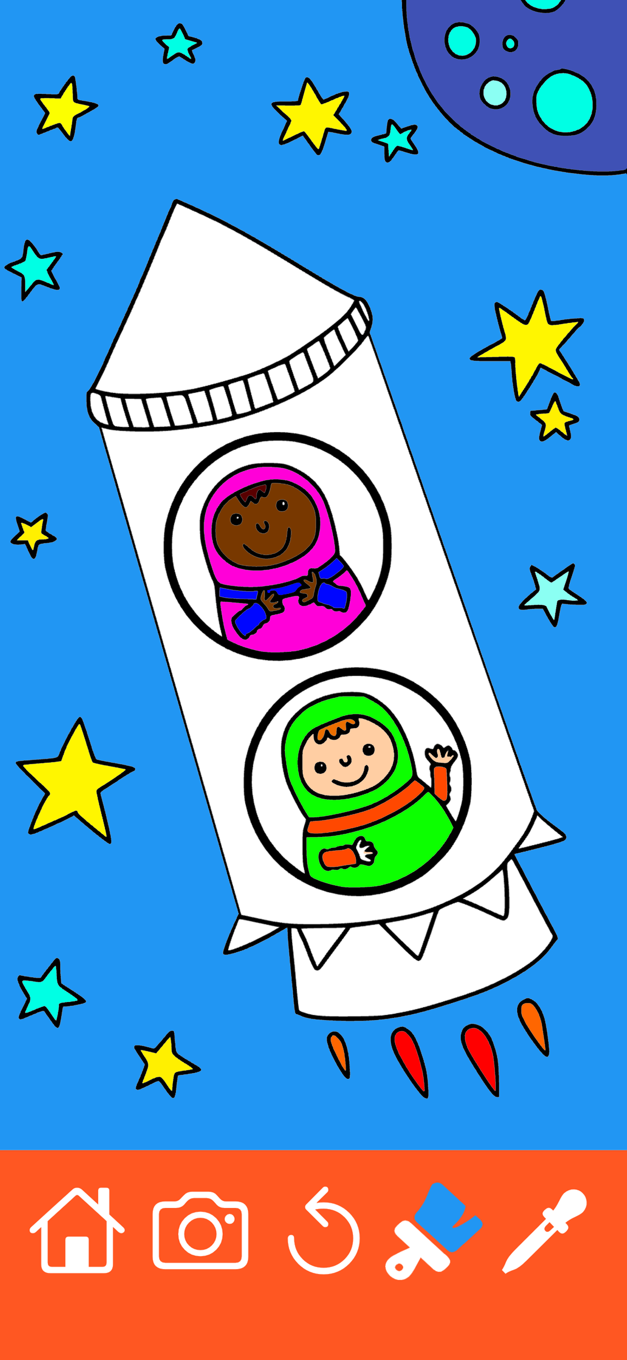 اسکرین شات 5 برنامه Coloring Book (by playground)
