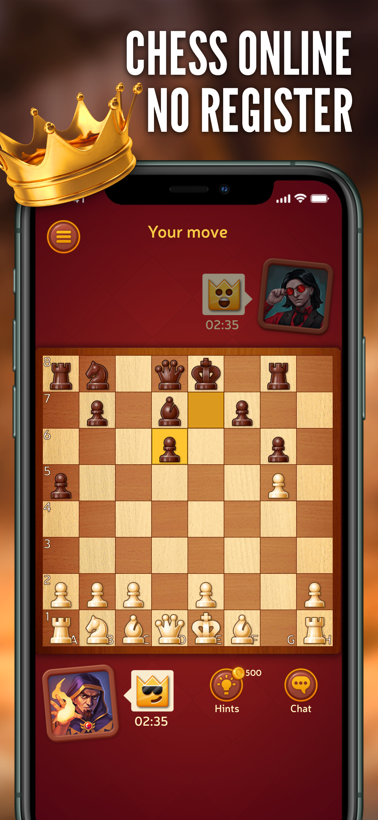 اسکرین شات 1 بازی Chess Online - Clash of Kings