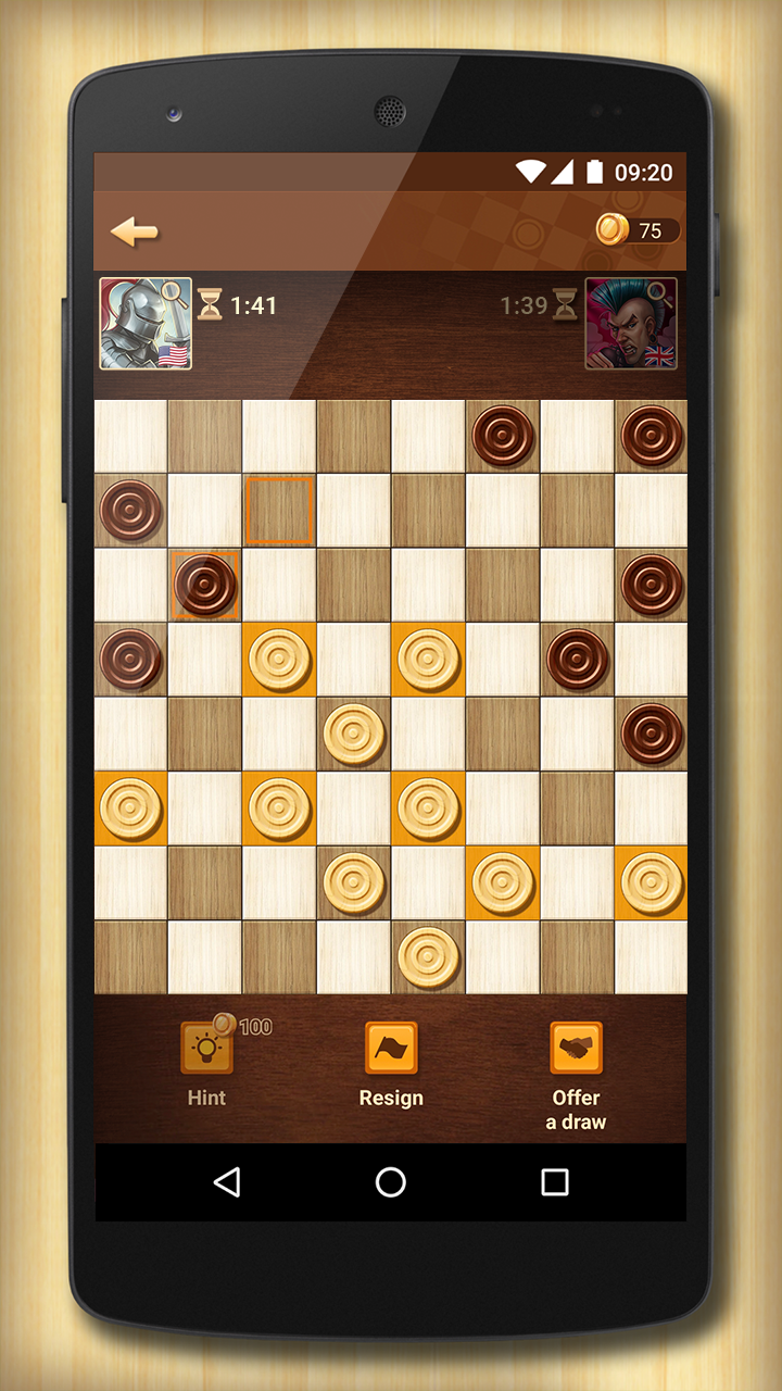 اسکرین شات 5 بازی Checkers Online