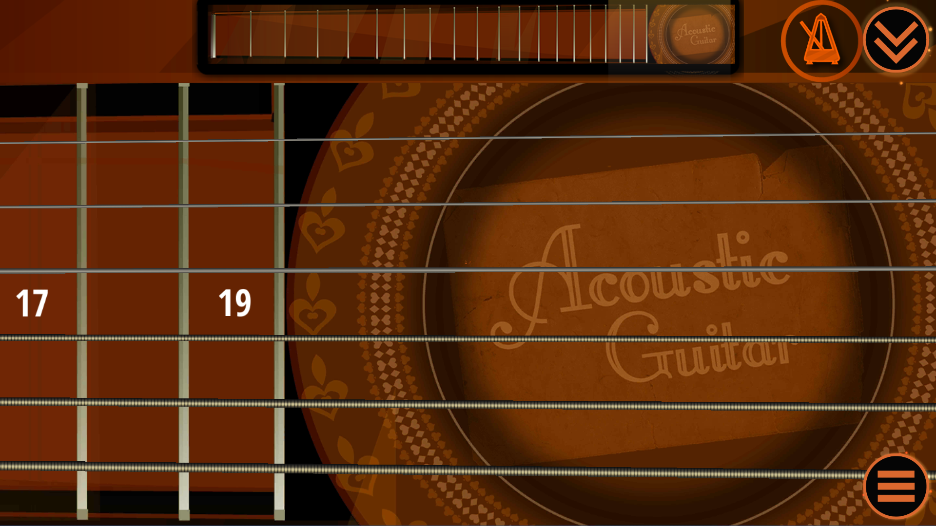 اسکرین شات 2 برنامه Acoustic Guitar