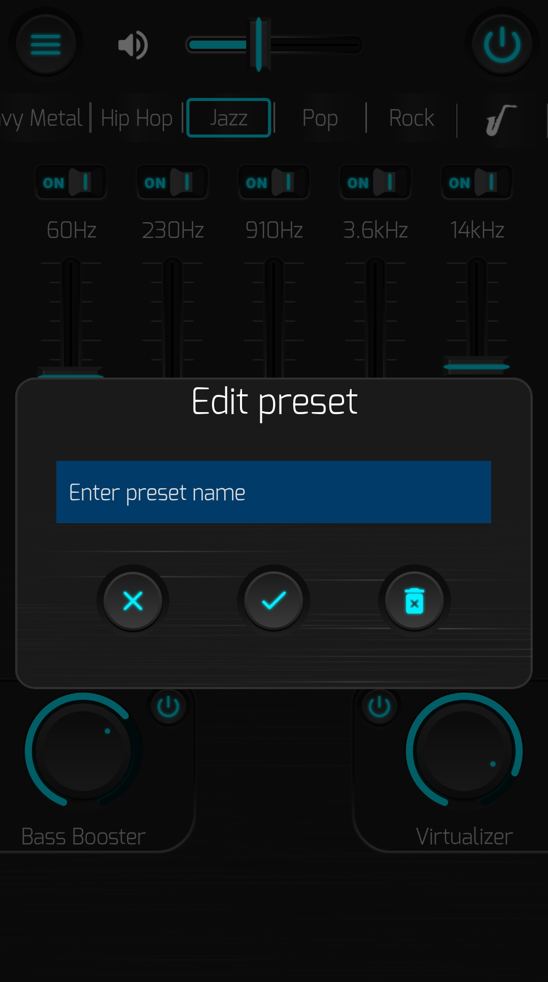 اسکرین شات 4 برنامه Equalizer & Bass Booster