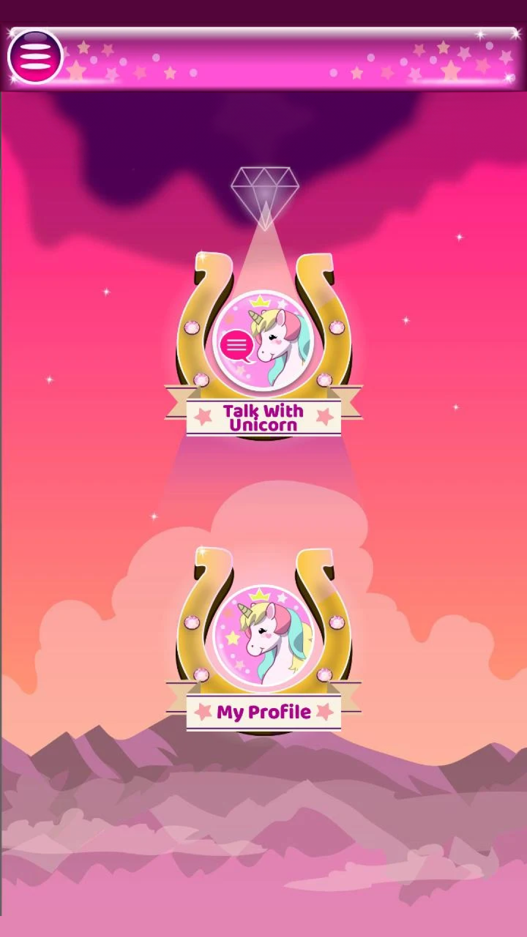 اسکرین شات 4 برنامه Talking Unicorn - Virtual Chat